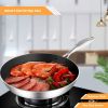 SOGA 20cm Stainless Steel Fry Pan – Durable Non-Stick Induction Compatible Frying Pan Skillet for Everyday Home Cooking and Professional Kitchen Use