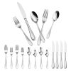 VEVOR 30-Piece Silverware Set, Food-Grade Stainless Steel Flatware Utensils, Mirror Finished Cutlery Set